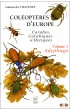 Coléoptères d'Europe - Carabes, Carabiques et Dytiques - Volume 1 Adephaga